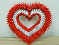Paper heart: DIY wedding decoration according to instructions!